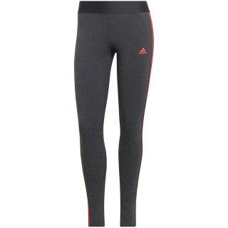 Legginsy damskie adidas Loungewear Essentials 3-Stripes szare HD1831 Adidas