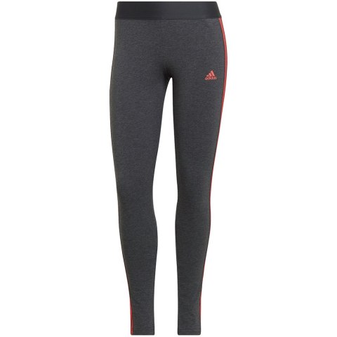 Legginsy damskie adidas Loungewear Essentials 3-Stripes szare HD1831 Adidas Legginsy damskie adidas Loungewear Essentials 3-Stripes szare HD1831 Adidas