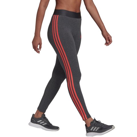 Legginsy damskie adidas Loungewear Essentials 3-Stripes szare HD1831 Adidas Legginsy damskie adidas Loungewear Essentials 3-Stripes szare HD1831 Adidas