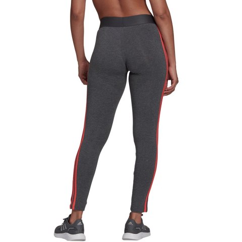 Legginsy damskie adidas Loungewear Essentials 3-Stripes szare HD1831 Adidas Legginsy damskie adidas Loungewear Essentials 3-Stripes szare HD1831 Adidas