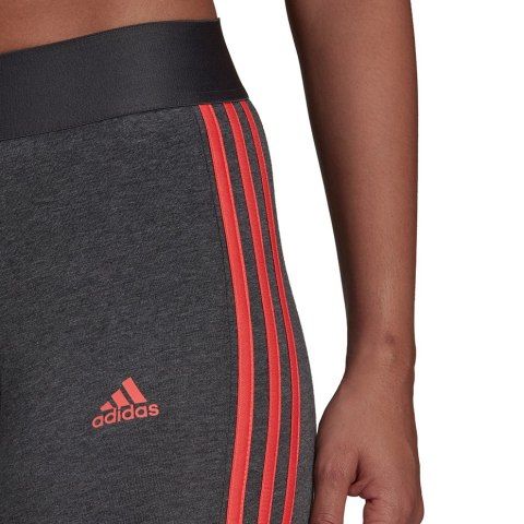 Legginsy damskie adidas Loungewear Essentials 3-Stripes szare HD1831 Adidas Legginsy damskie adidas Loungewear Essentials 3-Stripes szare HD1831 Adidas