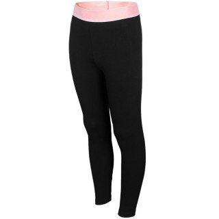 Legginsy dla dziewczynki 4F głęboka czerń HJL22 JLEG004 20 S 4F