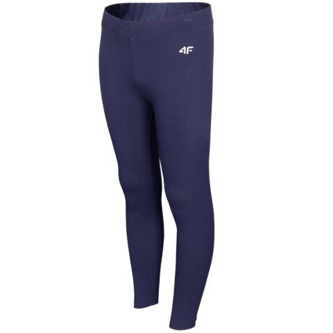 Legginsy dla dziewczynki 4F granatowe HJL22 JLEG001 31S 4F
