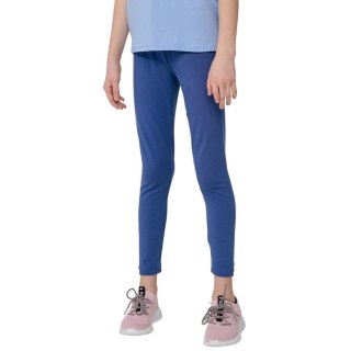 Legginsy dla dziewczynki 4F niebieskie HJL22 JLEG001 33S 4F
