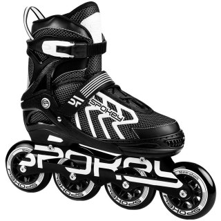 Łyżworolki Spokey Khan czarno-szaro-białe 927032-927033-927034 Spokey