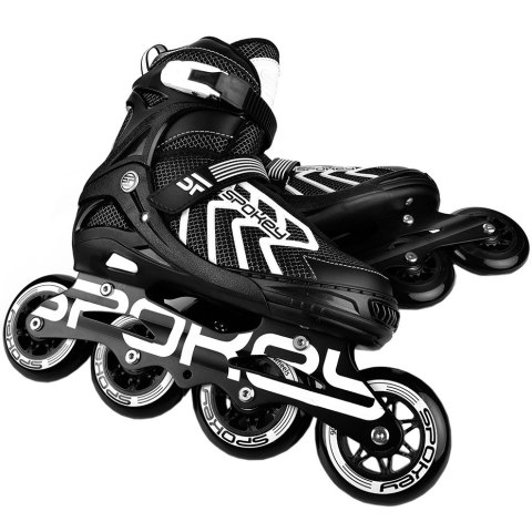 Łyżworolki Spokey Khan czarno-szaro-białe 927032-927033-927034 Spokey Łyżworolki Spokey Khan czarno-szaro-białe 927032-927033-927034 Spokey