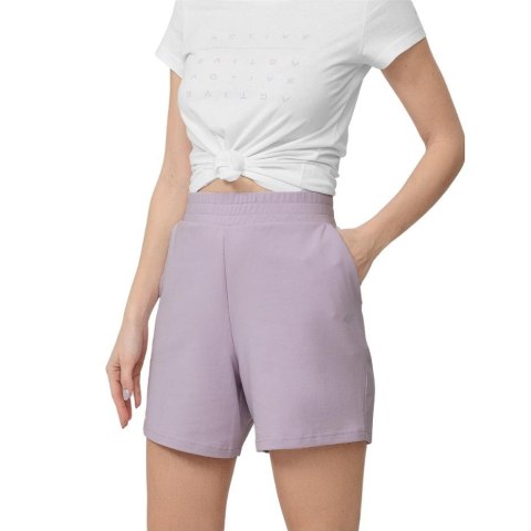 Spodenki damskie 4F jasny fiolet H4L22 SKDD016 52S 4F Spodenki damskie 4F jasny fiolet H4L22 SKDD016 52S 4F