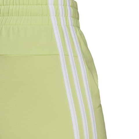 Spodenki damskie adidas Essentials Slim 3-Stripes Shorts zielone HE9361 Adidas