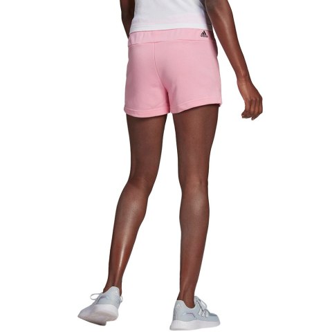 Spodenki damskie adidas Essentials Slim Logo różowe HD1699 Adidas