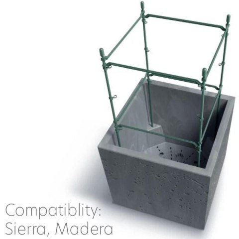 PODPORA DO ROŚLIN FLOO SUPPORTS 21x21x120CM ZIELONY LEŚNY
