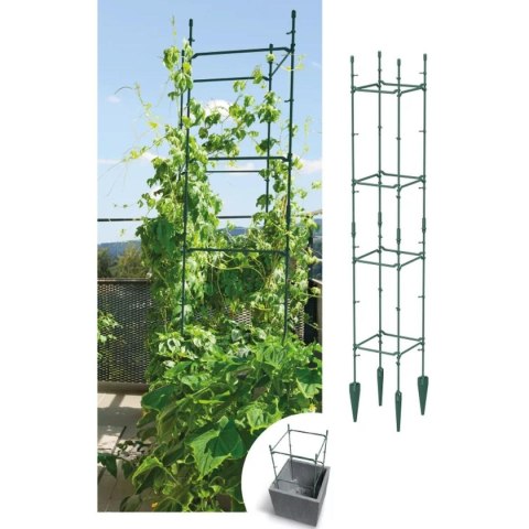 PODPORA DO ROŚLIN FLOO SUPPORTS 21x21x120CM ZIELONY LEŚNY