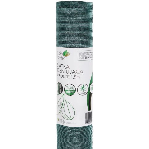 SIATKA CIENIUJĄCA 140G/M2 1.5X50M CIEMNO ZIELONA