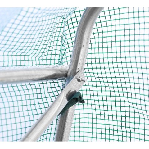 SZKLARNIA TUNEL OGRODOWY 300x600x200CM PE KONSTRUKCJA STAL ZIELONY
