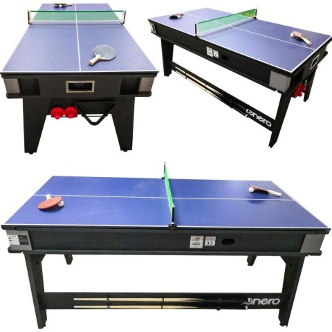 STÓŁ DO MULTIGIER 4W1 BILARD TENIS STOŁOWY CYMBERGAJ STÓŁ JADALNY 189x94,1x81,3CM ENERO