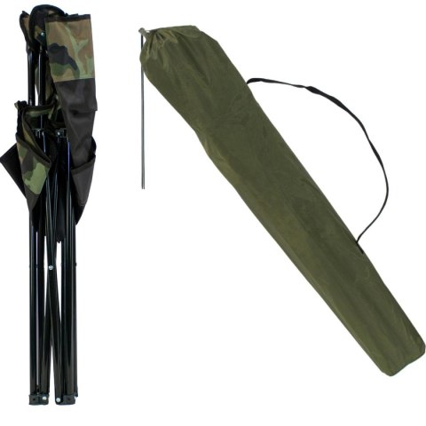 KRZESŁO TURYSTYCZNE SKŁADANE 50X50X80CM CAMUFLAGE ENERO CAMP