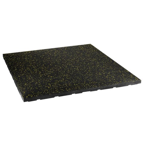 POS35 PODŁOGA GUMOWA POD SPRZĘT FITNESS Z WYPUSTKAMI BLACK/YELLOW II GATUNEK INNY