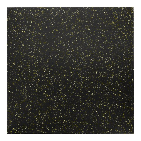 POS35 PODŁOGA GUMOWA POD SPRZĘT FITNESS Z WYPUSTKAMI BLACK/YELLOW II GATUNEK INNY