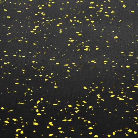 POS35 PODŁOGA GUMOWA POD SPRZĘT FITNESS Z WYPUSTKAMI BLACK/YELLOW II GATUNEK INNY