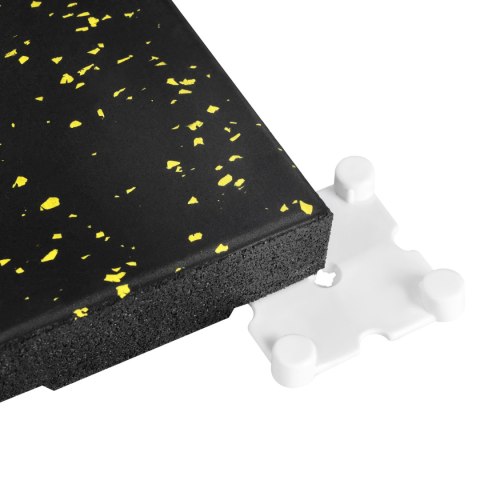 POS35 PODŁOGA GUMOWA POD SPRZĘT FITNESS Z WYPUSTKAMI BLACK/YELLOW II GATUNEK INNY