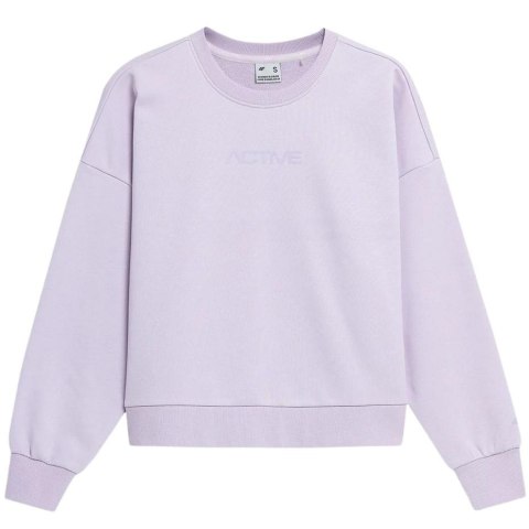 Bluza damska 4F jasny fiolet H4L22 BLD023 52S 4F Bluza damska 4F jasny fiolet H4L22 BLD023 52S 4F