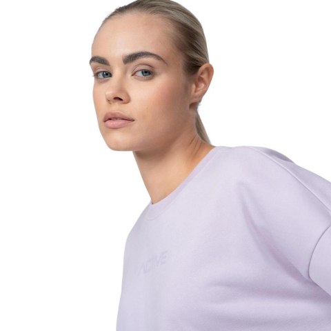 Bluza damska 4F jasny fiolet H4L22 BLD023 52S 4F Bluza damska 4F jasny fiolet H4L22 BLD023 52S 4F