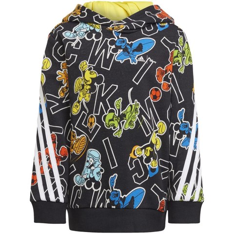 Bluza dla dzieci adidas Disney Mickey Mouse czarno-kolorowa HK4695 Adidas Bluza dla dzieci adidas Disney Mickey Mouse czarno-kolorowa HK4695 Adidas