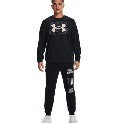 Bluza męska Under Armour UA Rival Terry Logo Crew czarna 1370391 001 Under Armour Bluza męska Under Armour UA Rival Terry Logo Crew czarna 1370391 001 Under Armour