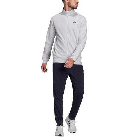 Dres męski adidas Logo Graphic Track Suit szaro-granatowy H61134 Adidas Dres męski adidas Logo Graphic Track Suit szaro-granatowy H61134 Adidas