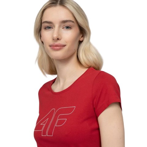 Koszulka damska 4F czerwona H4L22 TSD353 62S 4F Koszulka damska 4F czerwona H4L22 TSD353 62S 4F