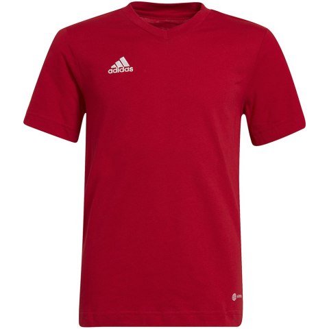 Koszulka dla dzieci adidas Entrada 22 Tee czerwona HC0446 Adidas teamwear Koszulka dla dzieci adidas Entrada 22 Tee czerwona HC0446 Adidas teamwear