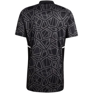 Koszulka męska Condivo 22 Goalkeeper Jersey Short Sleeve czarna HB1619 Adidas teamwear