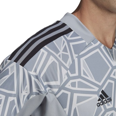 Koszulka męska Condivo 22 Goalkeeper Jersey Short Sleeve szara HB1622 Adidas teamwear Koszulka męska Condivo 22 Goalkeeper Jersey Short Sleeve szara HB1622 Adidas teamwear