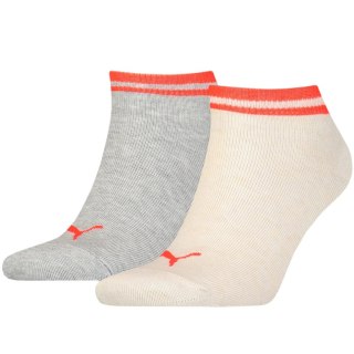 Skarpety Puma Heritage Sneaker 2P Unisex beżowe, szare 907945 06 Puma