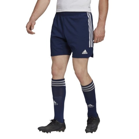 Spodenki męskie adidas Condivo 22 Match Day Shorts granatowe HA3505 Adidas teamwear Spodenki męskie adidas Condivo 22 Match Day Shorts granatowe HA3505 Adidas teamwear