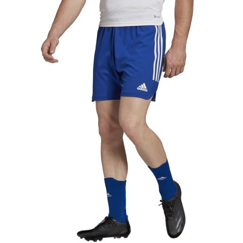Spodenki męskie adidas Condivo 22 Match Day Shorts niebieskie HA0599 Adidas teamwear Spodenki męskie adidas Condivo 22 Match Day Shorts niebieskie HA0599 Adidas teamwear