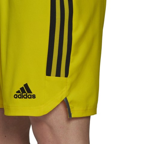 Spodenki męskie adidas Condivo 22 Match Day żółto-czarne HA3511 Adidas teamwear Spodenki męskie adidas Condivo 22 Match Day żółto-czarne HA3511 Adidas teamwear