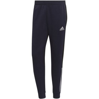 Spodnie męskie adidas Essentials Colorblock Fleece granatowe HK2884 Adidas