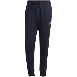 Spodnie męskie adidas Essentials Fleece Regular Tapered granatowe HL2231 Adidas