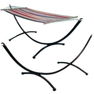 STELAŻ STOJAK DO HAMAKA METALOWY 295x95x100CM 150KG