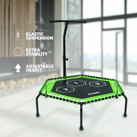 VIRTUFIT TRAMPOLINA FITNESS PRO Z UCHWYTEM 127 CM VirtuFit