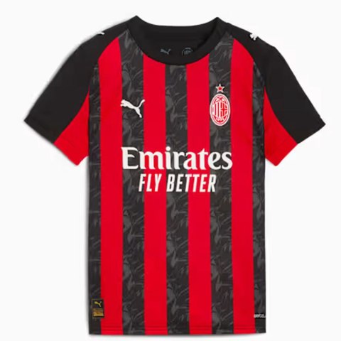 Koszulka AC Milan Home 2025/26 Junior 779965-01 czarny 164 cm Puma