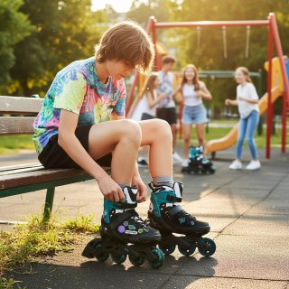 NA2053A ŁYŻWOROLKI VIBE TURKUSOWE ROZM. XS(29-32) NILS EXTREME NILS EXTREME