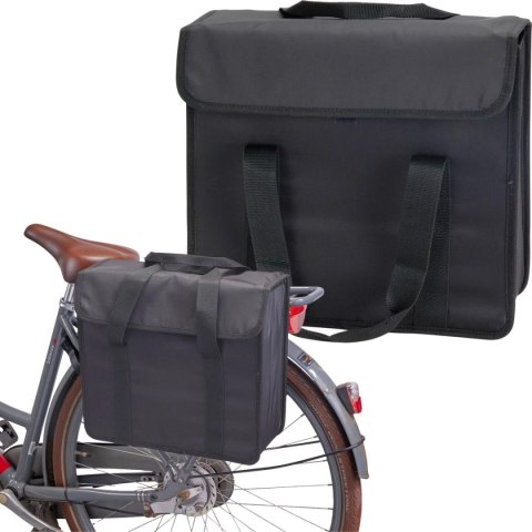 SAKWA TORBA ROWEROWA PODWÓJNA TYLNA NA BAGAŻNIK 40L XQMAX