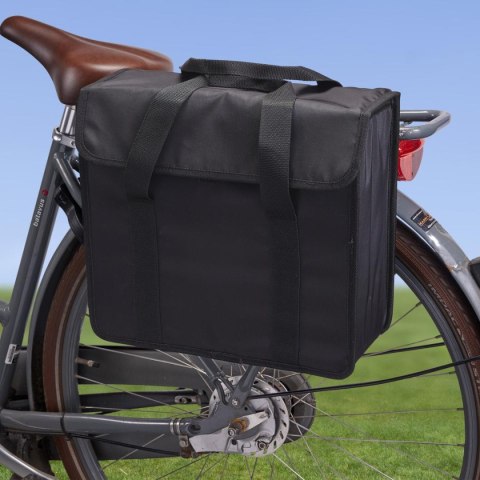 SAKWA TORBA ROWEROWA PODWÓJNA TYLNA NA BAGAŻNIK 40L XQMAX