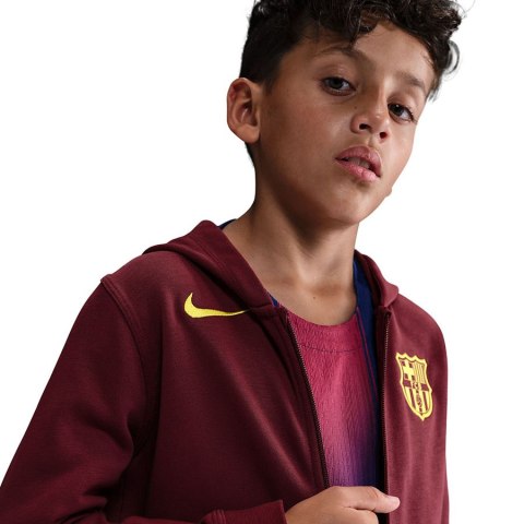 Bluza Nike FC Barcelona SE FZ1285-677 M (137-147cm) czerwony Nike