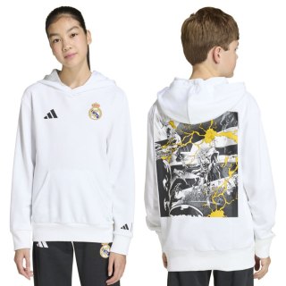 Bluza adidas Real Madryt HD Top Junior JY5854 164 cm biały Adidas