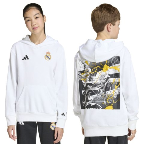 Bluza adidas Real Madryt HD Top Junior JY5854 176 cm biały Adidas