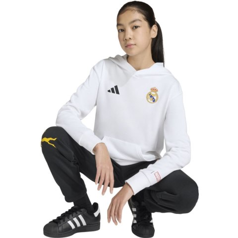 Bluza adidas Real Madryt HD Top Junior JY5854 176 cm biały Adidas