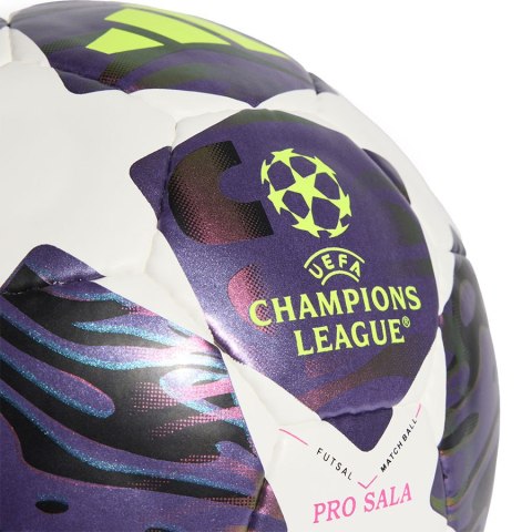 Piłka adidas UCL Pro Sala JX9102 fioletowy 4 Adidas