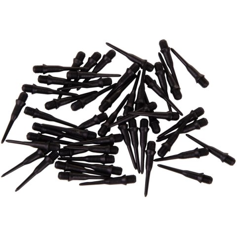 KOŃCÓWKA DART DO RZUTEK PLASTIKOWE - SPARE 50 SZT CZARNE ENERO